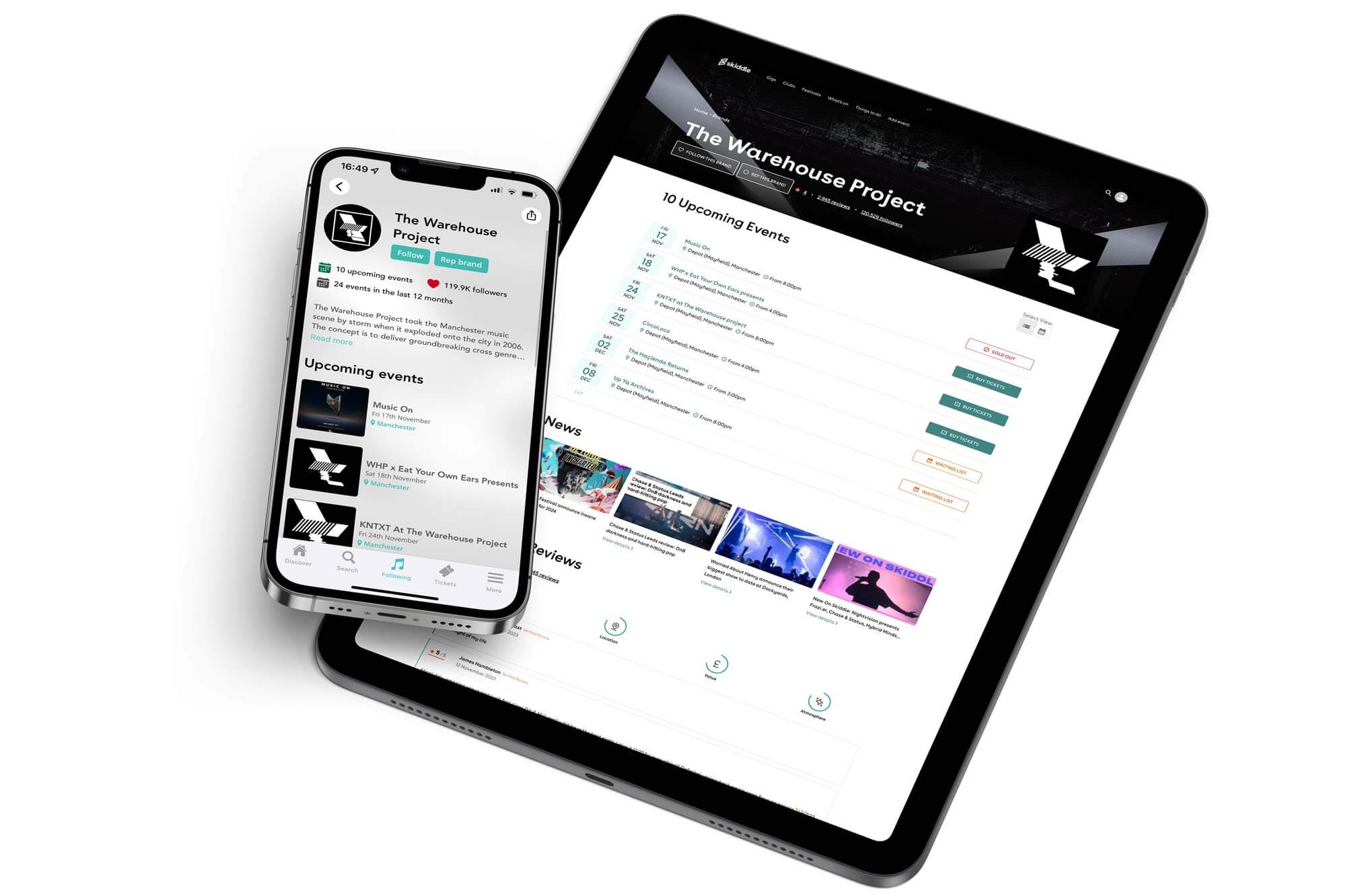 brand pages on mobile and tablet device brand pages on mobile and tablet device