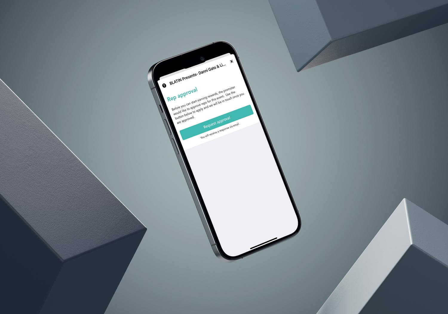 reps approval screen on mobile device reps approval screen on mobile device
